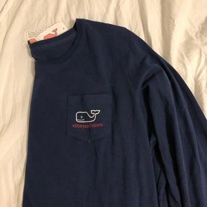 NEW Navy Blue Vineyard Vines Long Sleeve